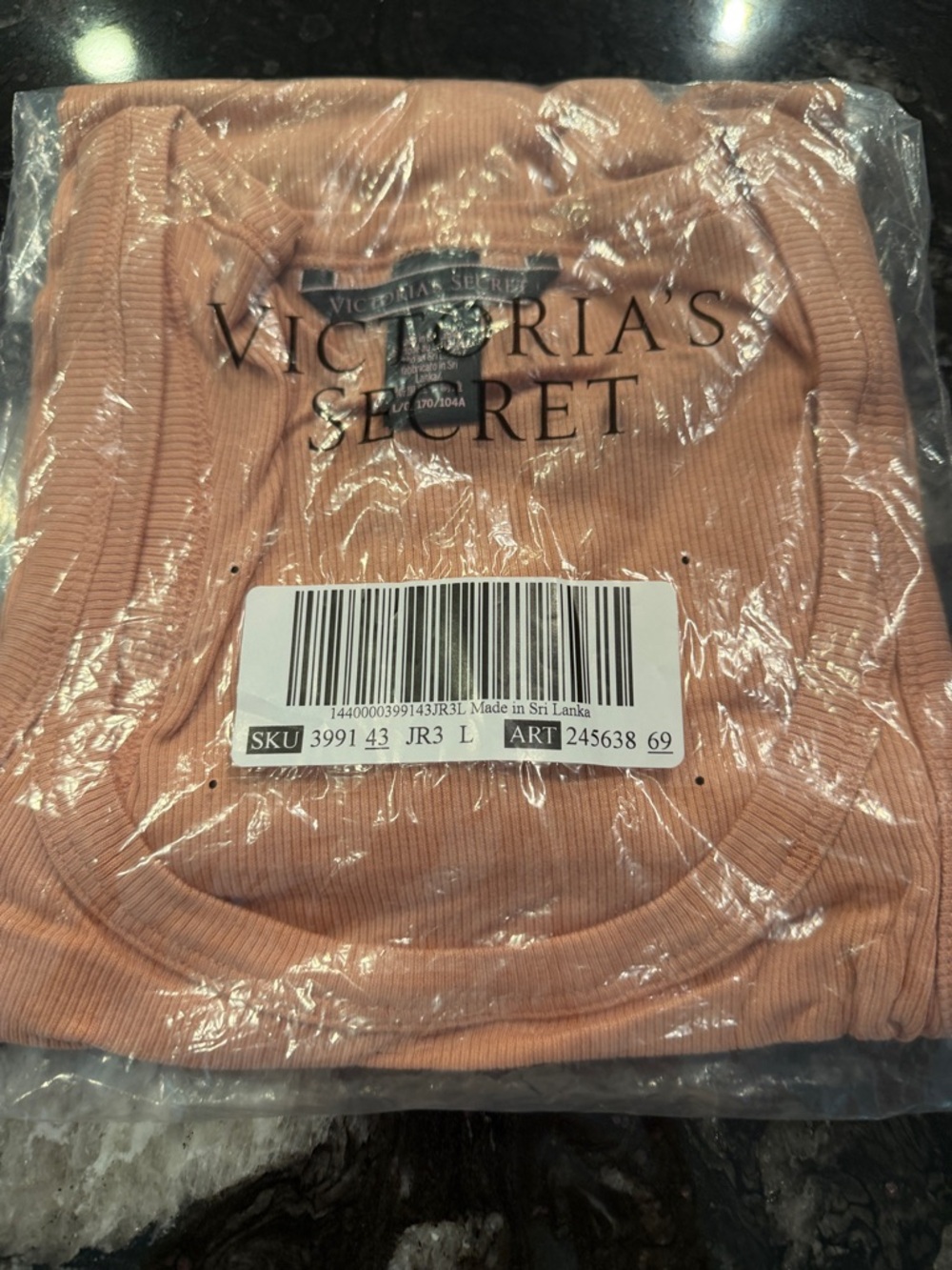 Victoria's Secret Ribbed Tank Top - Blush Pink